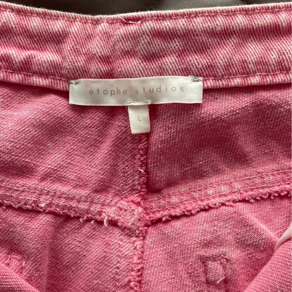 Etophie Pink Button Fly Jeans - Picture 3 of 3